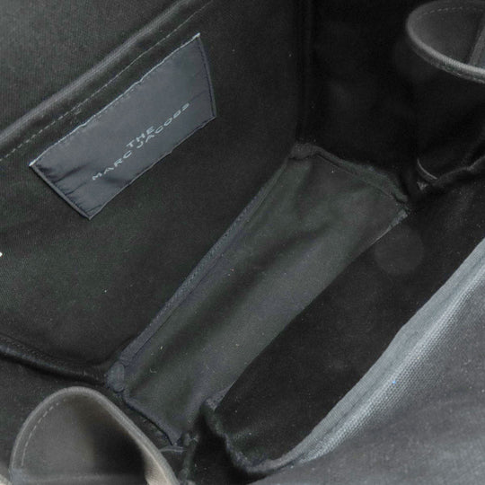 MARC JACOBS Backpack canvas black logo