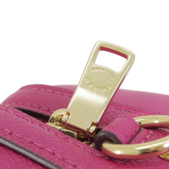 COACH Handbag 79946 PVC pink 2WAY Women Used Authentic