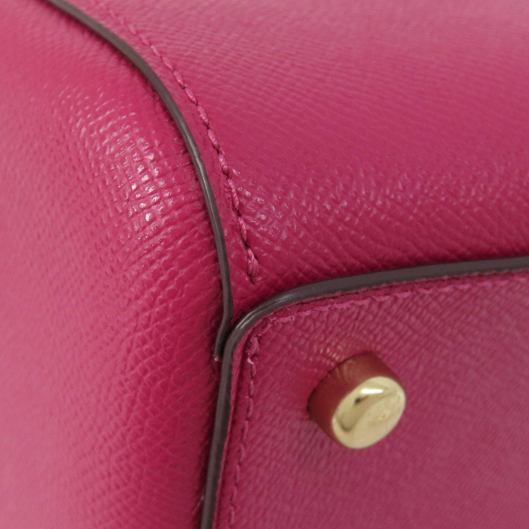 COACH Handbag 79946 PVC pink 2WAY Women Used Authentic