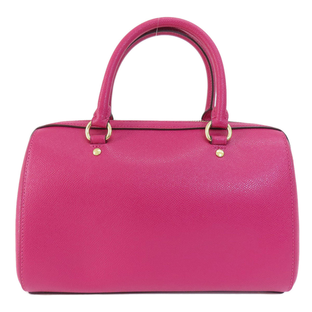 COACH Handbag 79946 PVC pink 2WAY Women Used Authentic