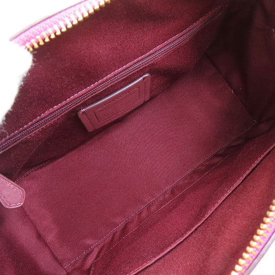 COACH Handbag 79946 PVC pink 2WAY Women Used Authentic