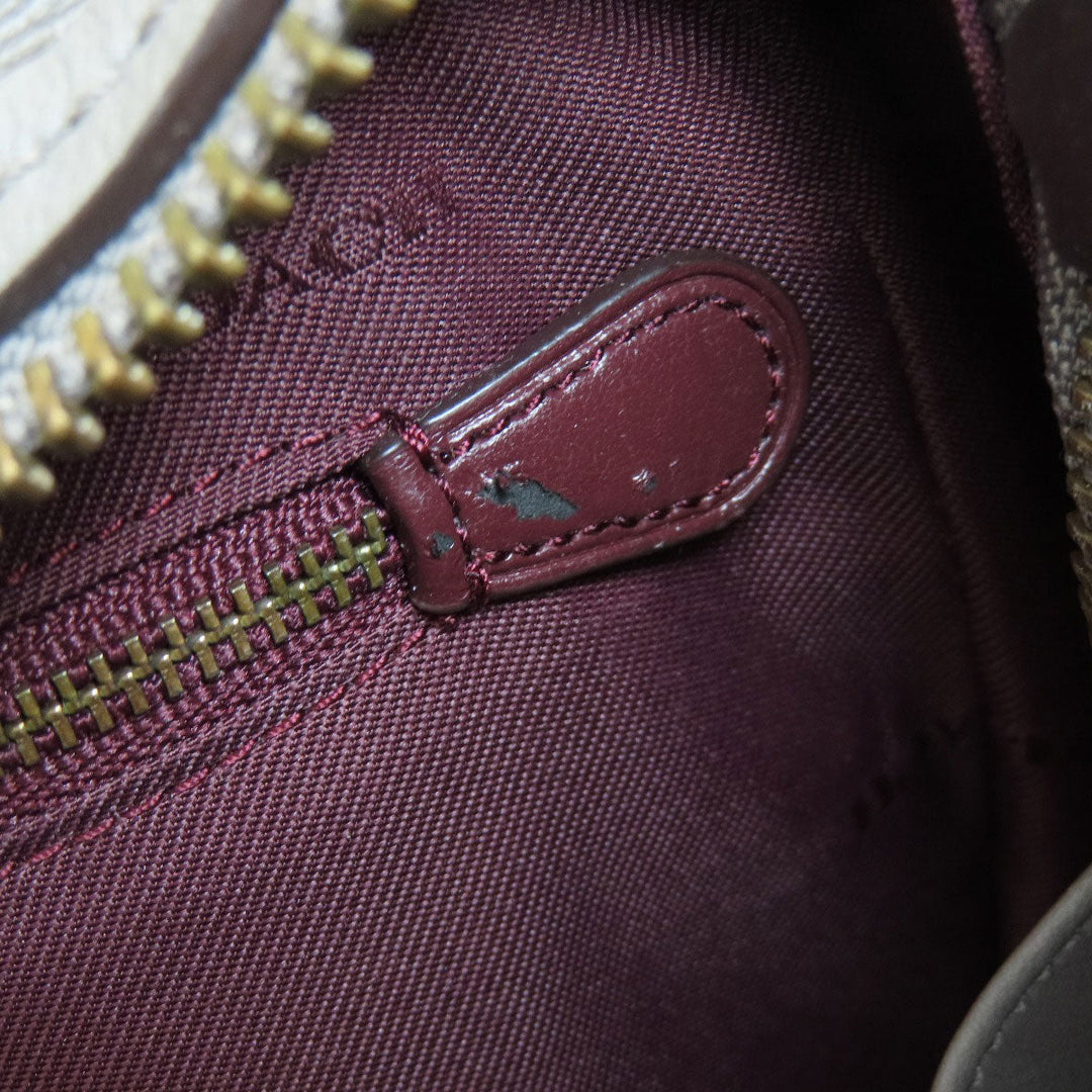 COACH Handbag 32316 leather gray Dreamer 2WAY Women Used Authentic