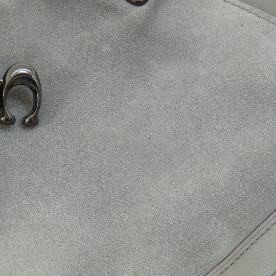 COACH Handbag 32316 leather gray Dreamer 2WAY Women Used Authentic