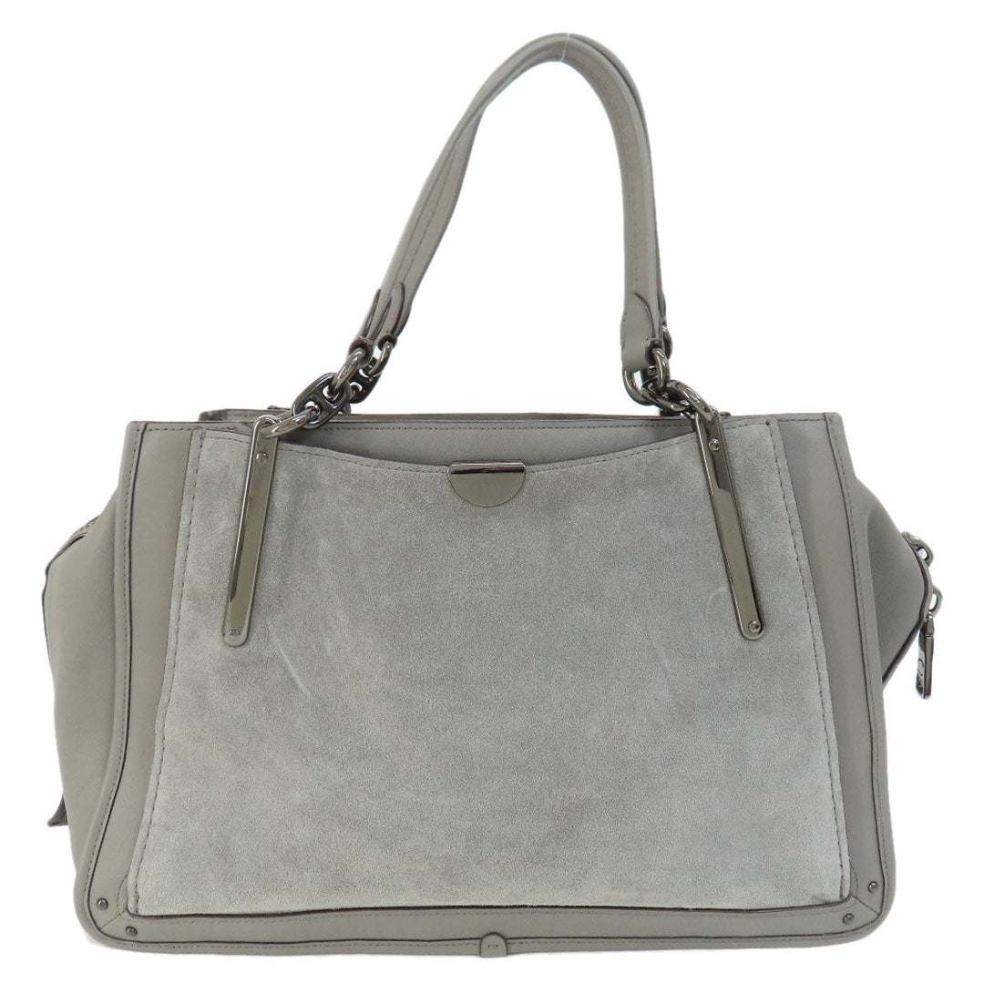 COACH Handbag 32316 leather gray Dreamer 2WAY Women Used Authentic