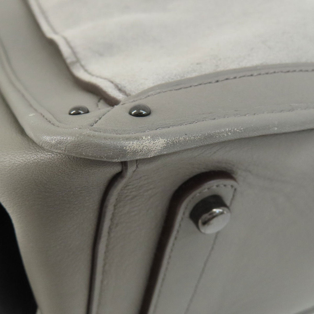 COACH Handbag 32316 leather gray Dreamer 2WAY Women Used Authentic