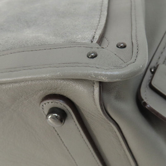 COACH Handbag 32316 leather gray Dreamer 2WAY Women Used Authentic