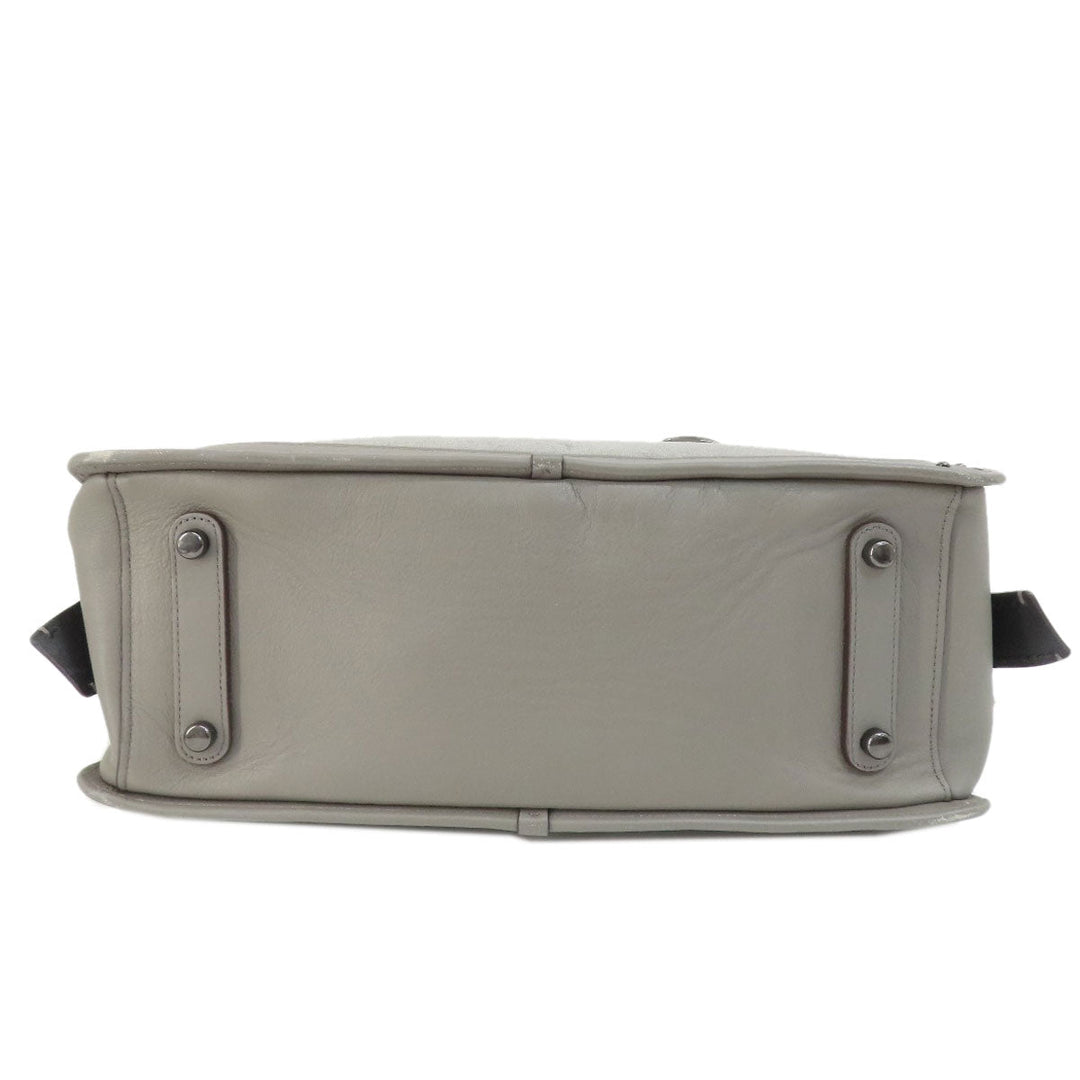 COACH Handbag 32316 leather gray Dreamer 2WAY Women Used Authentic