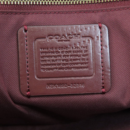 COACH Handbag 32316 leather gray Dreamer 2WAY Women Used Authentic