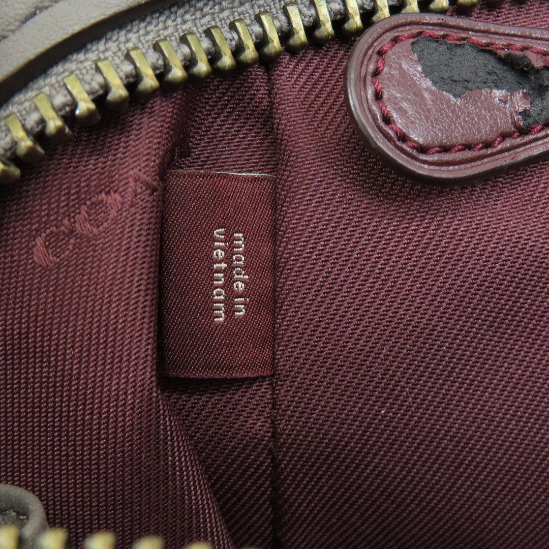 COACH Handbag 32316 leather gray Dreamer 2WAY Women Used Authentic