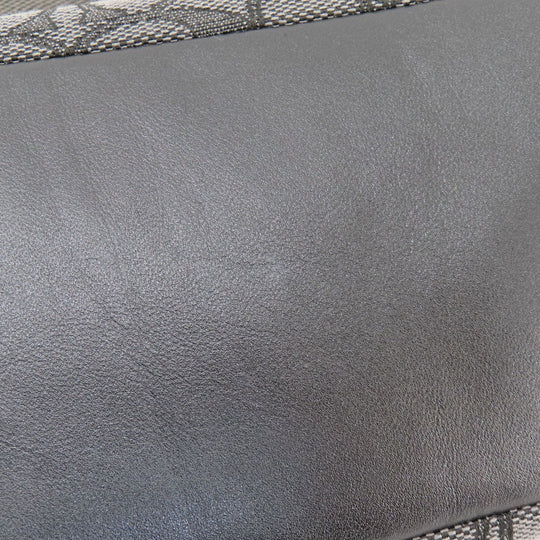 COACH Tote Bag F57612 canvas black Signature Women Used Authentic