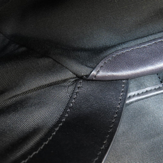 COACH Tote Bag F57612 canvas black Signature Women Used Authentic