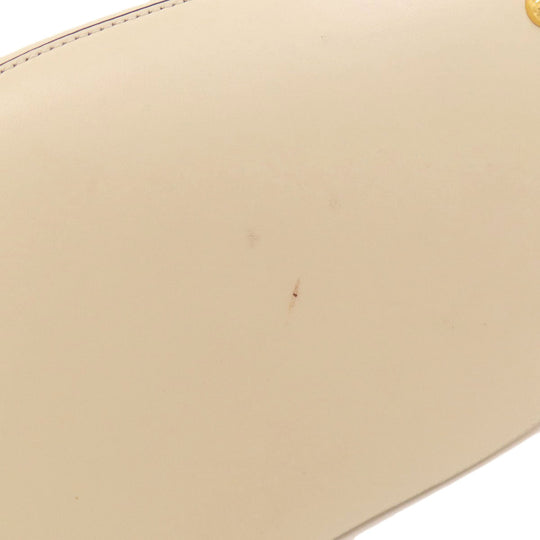 MARNI Handbag leather beige logo