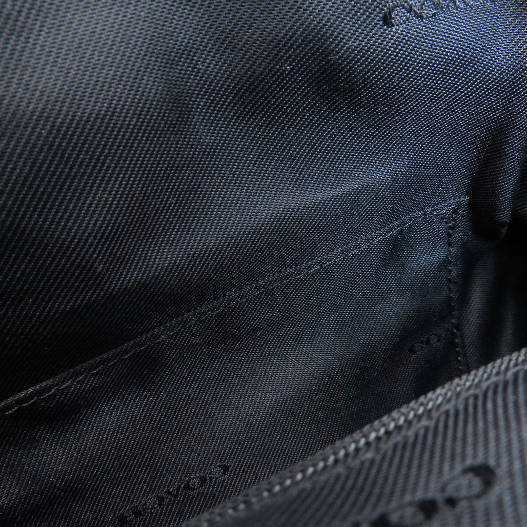 COACH Backpack 37581 leather black logoMetal Women Used Authentic