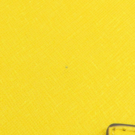 MICHAEL KORS Tote Bag leather yellow logo Women Used Authentic