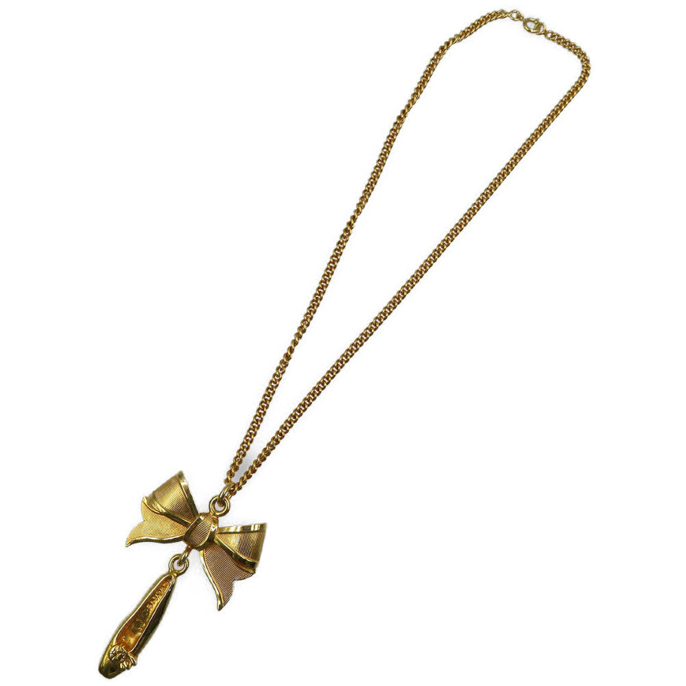 CELINE Necklace metal gold Women Used Authentic