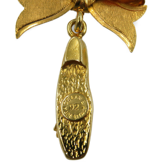 CELINE Necklace metal gold Women Used Authentic