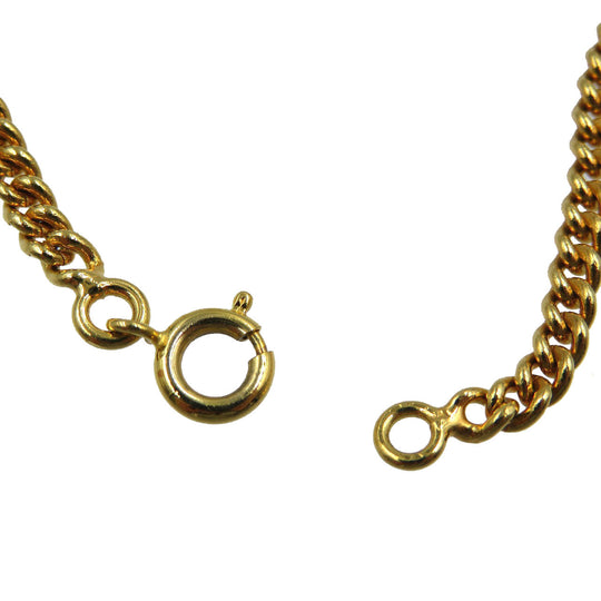 CELINE Necklace metal gold Women Used Authentic