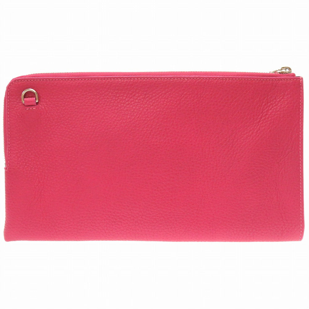 Lucien Pellat-Finet Shoulder Bag leather pink Morabito Collaboration Women(Unisex) Used Authentic