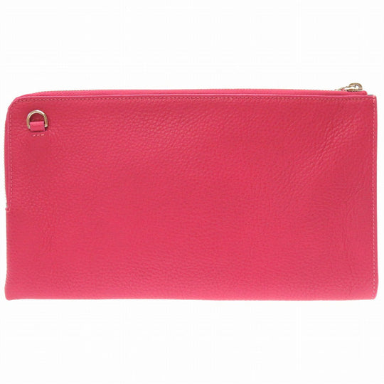Lucien Pellat-Finet Shoulder Bag leather pink Morabito Collaboration Women(Unisex) Used Authentic