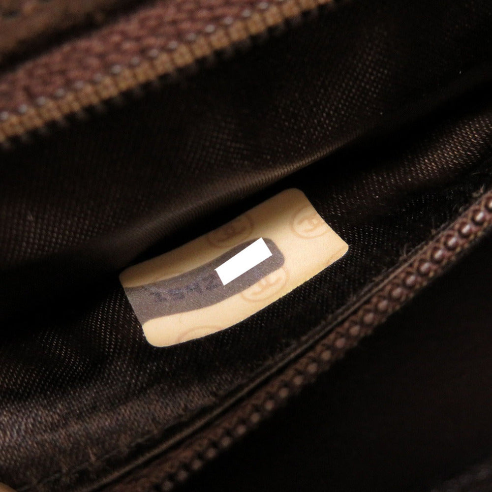 CHANEL Shoulder Bag Suede Brown Matelasse fringe COCO Mark