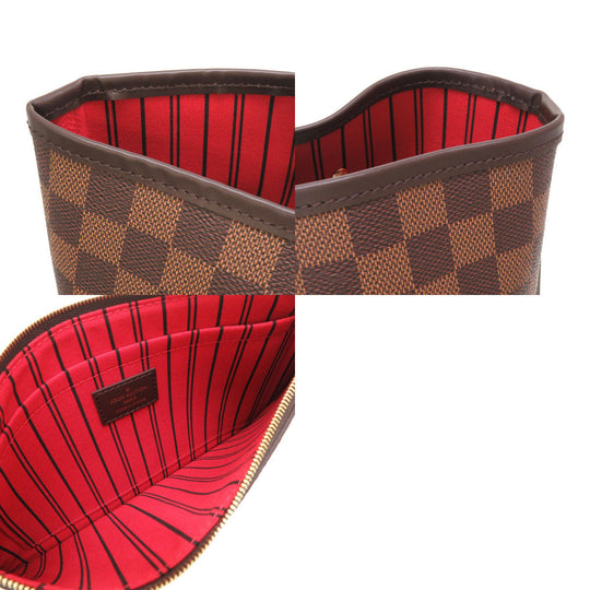 LOUIS VUITTON Tote Bag N41357 Damier canvas Brown Damier New Neverfull GM Women Used Authentic