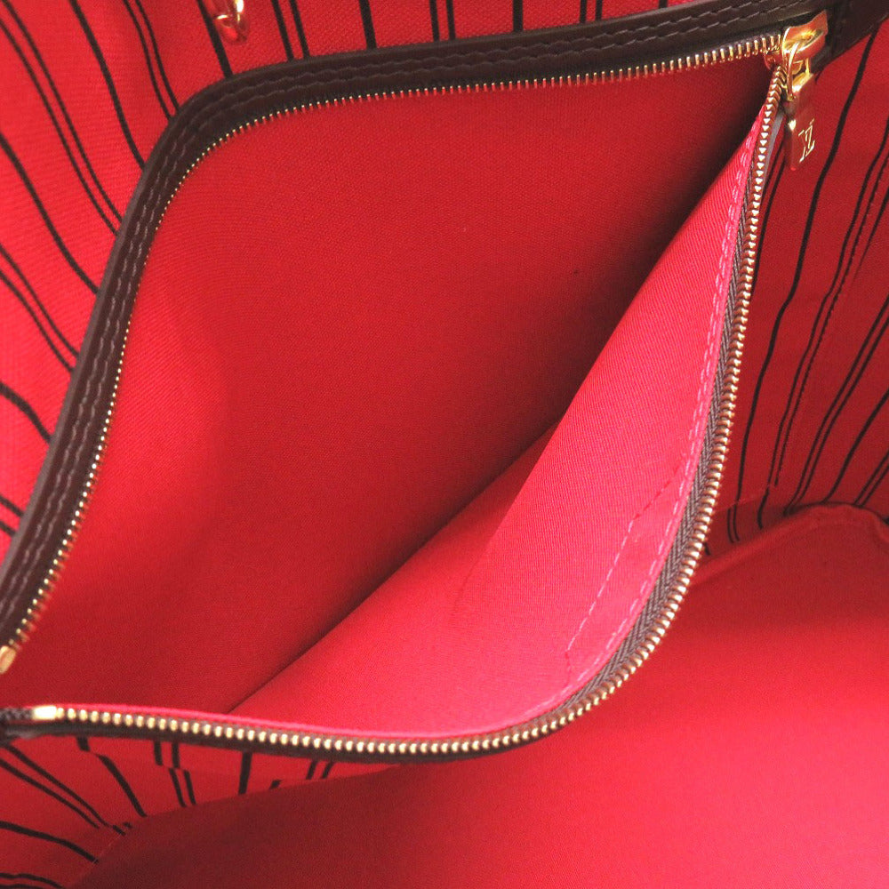 LOUIS VUITTON Tote Bag N41357 Damier canvas Brown Damier New Neverfull GM Women Used Authentic