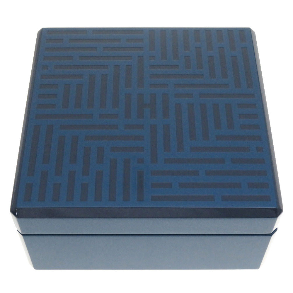 HERMES Other miscellaneous goods lacquer Indigo watch jewelry box Women Used Authentic