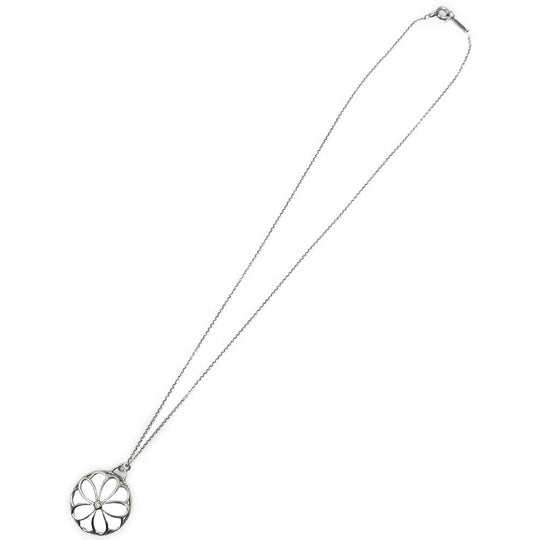 TIFFANY&Co. Necklace Silver925, Diamond Silver Women Used Authentic