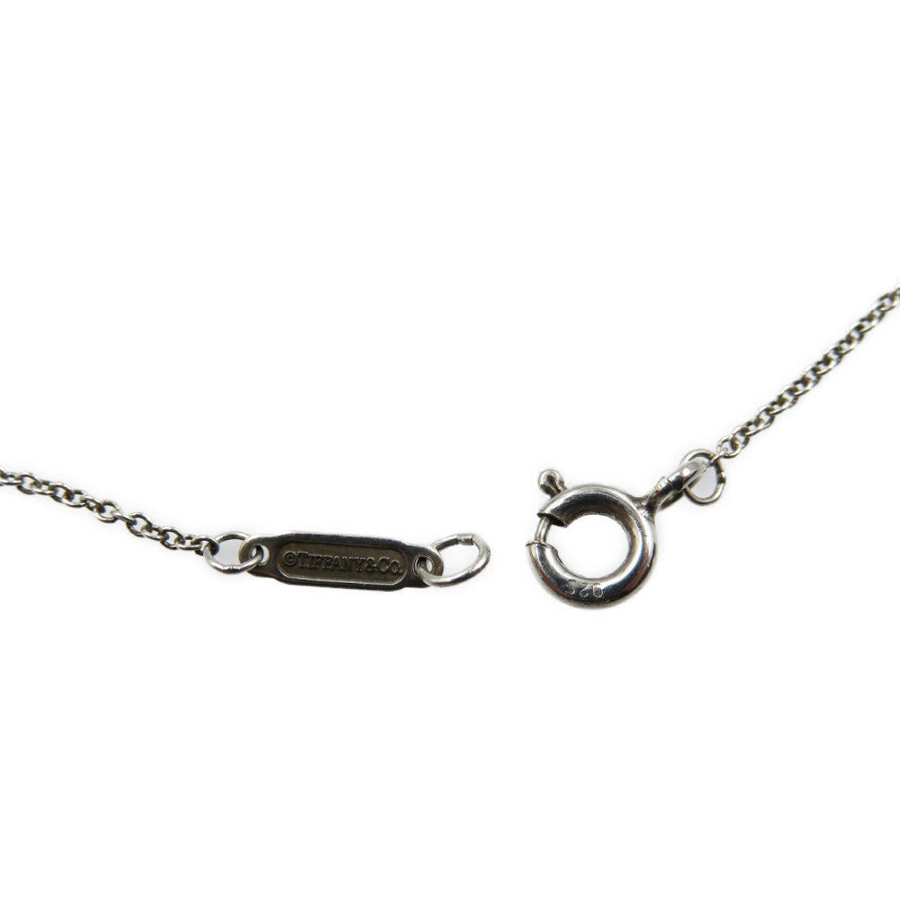 TIFFANY&Co. Necklace Silver925, Diamond Silver Women Used Authentic