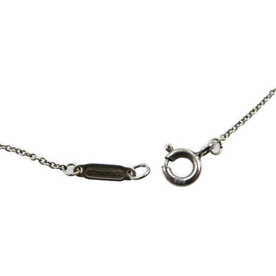 TIFFANY&Co. Necklace Silver925, Diamond Silver Women Used Authentic