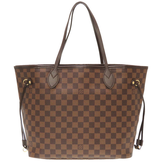 LOUIS VUITTON Tote Bag N41358 Damier canvas Slys Damier New Neverfull MM Women Used Authentic