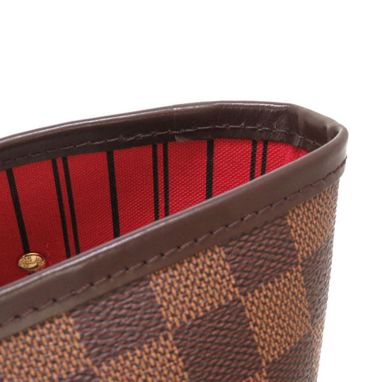 LOUIS VUITTON Tote Bag N41358 Damier canvas Slys Damier New Neverfull MM Women Used Authentic
