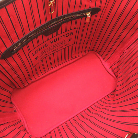 LOUIS VUITTON Tote Bag N41358 Damier canvas Slys Damier New Neverfull MM Women Used Authentic