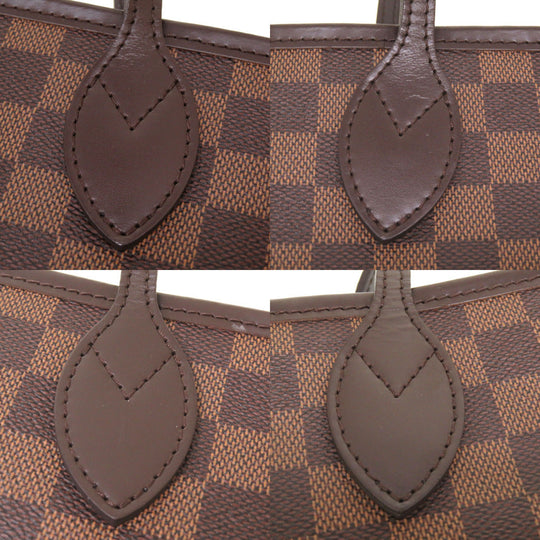 LOUIS VUITTON Tote Bag N41358 Damier canvas Slys Damier New Neverfull MM Women Used Authentic