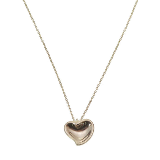 TIFFANY&Co. Necklace Silver925 Silver Elsa Peretti Curved Heart Women Used Authentic