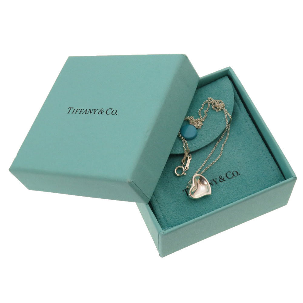 TIFFANY&Co. Necklace Silver925 Silver Elsa Peretti Curved Heart Women Used Authentic