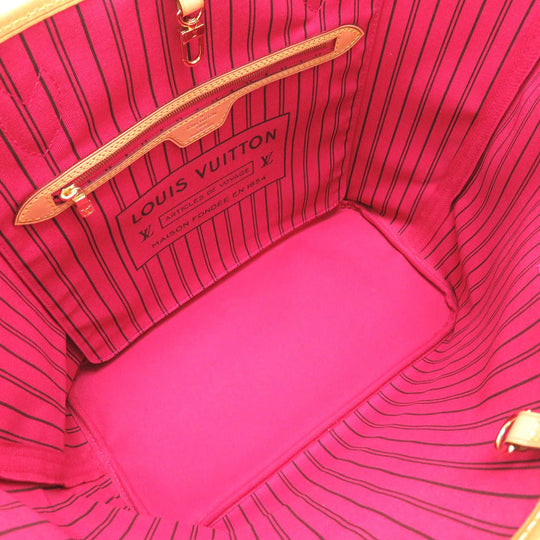 LOUIS VUITTON Tote Bag M41178 Monogram canvas Pivoonne Monogram New Neverfull MM Women Used Authentic