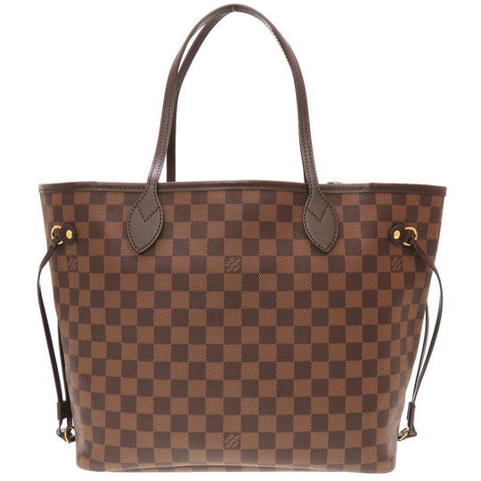 LOUIS VUITTON Tote Bag N41358 Damier canvas Slys Damier New Neverfull MM Women Used Authentic