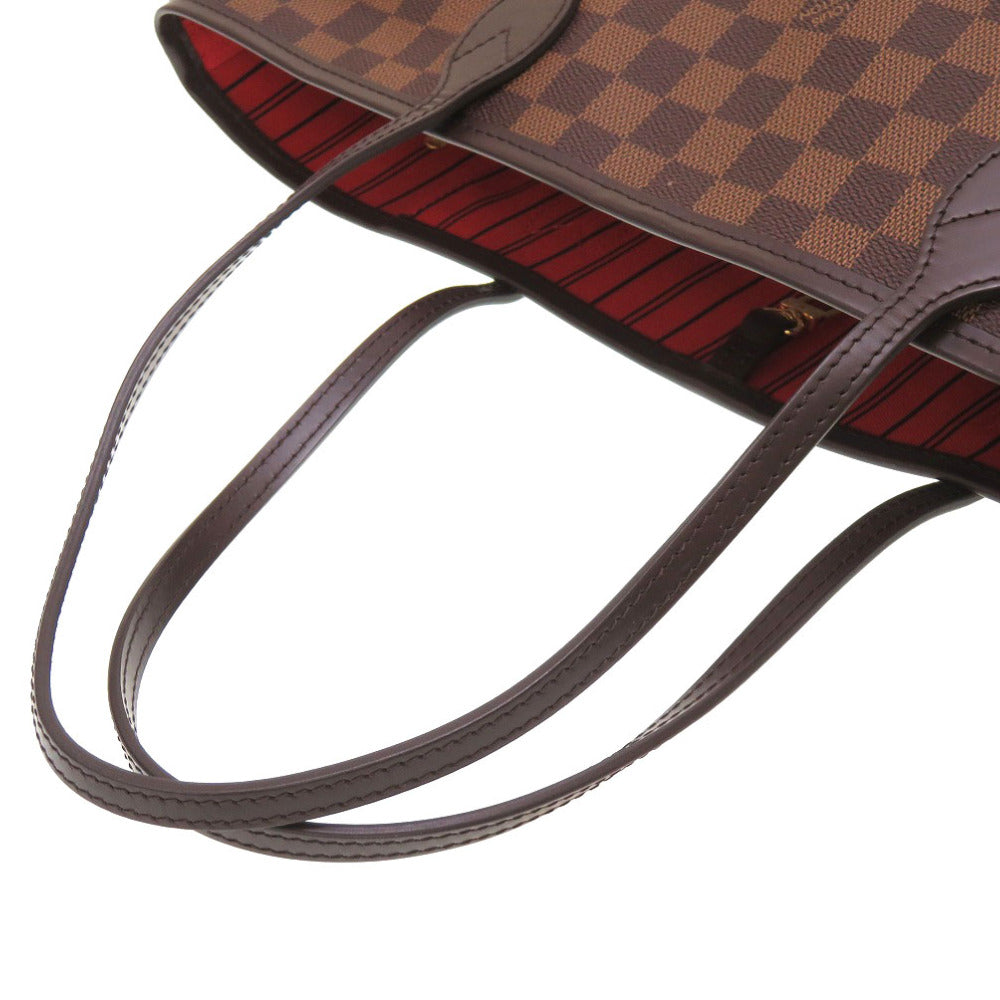LOUIS VUITTON Tote Bag N41358 Damier canvas Slys Damier New Neverfull MM Women Used Authentic
