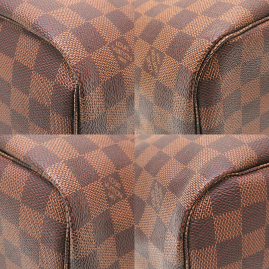 LOUIS VUITTON Tote Bag N41358 Damier canvas Slys Damier New Neverfull MM Women Used Authentic