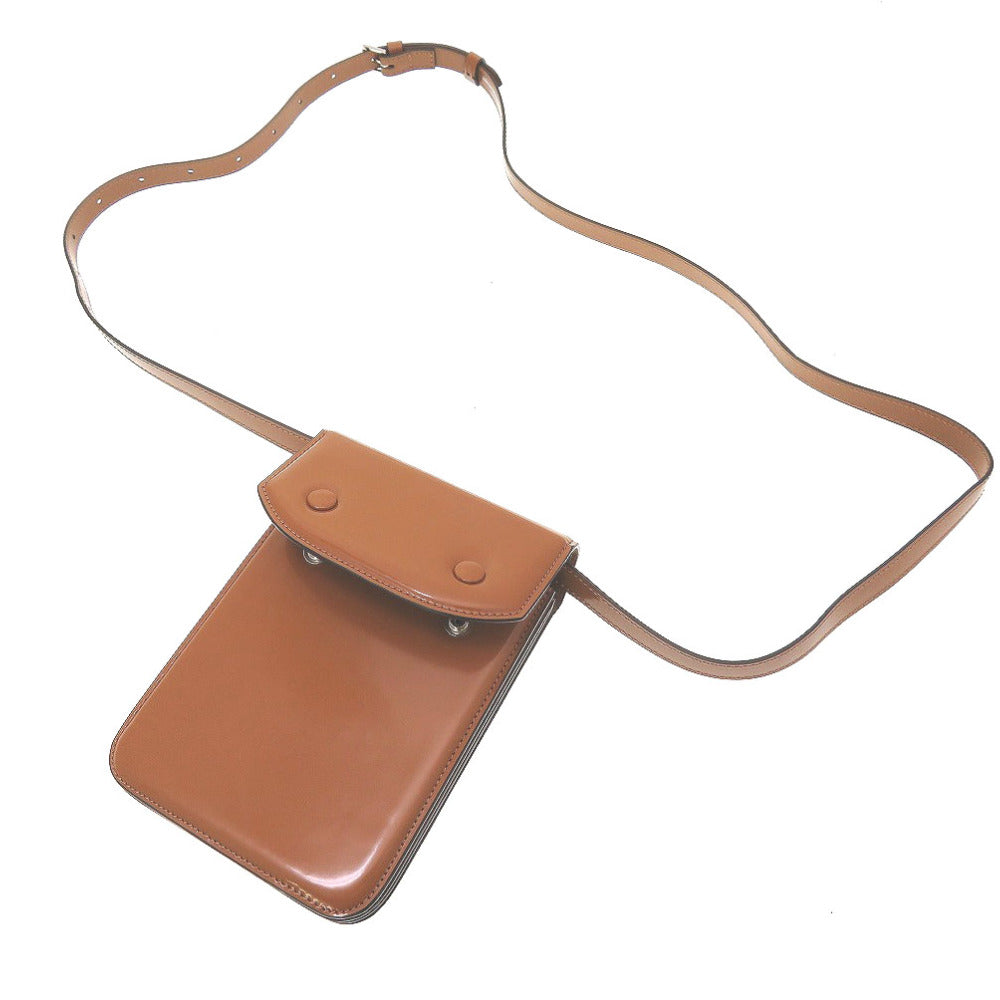 Maison Margiela Shoulder Bag S35WG0159 leather Brown chest Women(Unisex) Used Authentic