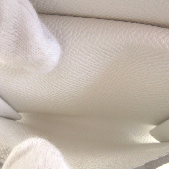 DOLCE&GABBANA Coin case leather white Chain wallet Sicily Women Used Authentic