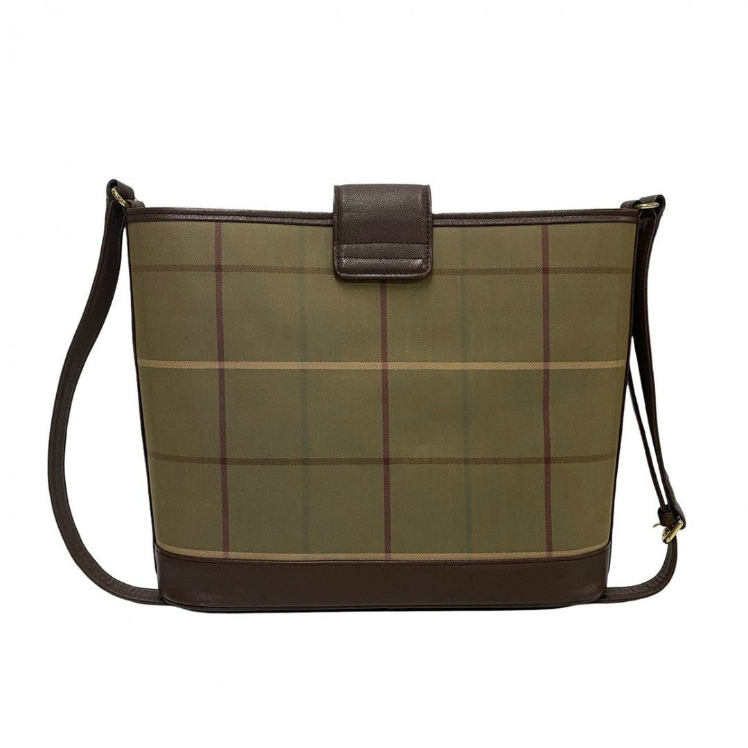BURBERRY Shoulder Bag canvas Brown