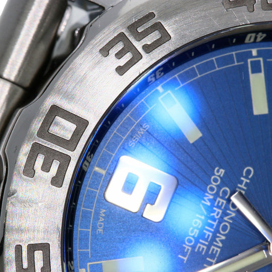 BREITLING Watches Quartz A7438710/C849 Stainless Steel Silver Colt 44 blue dial