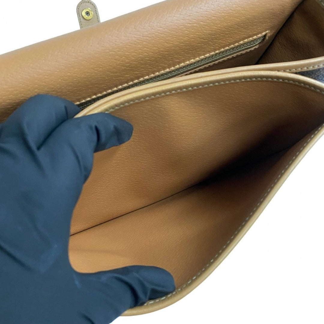 CELINE Shoulder Bag leather Brown