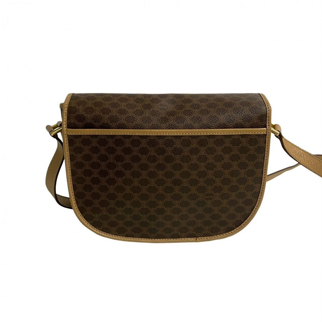 CELINE Shoulder Bag leather Brown