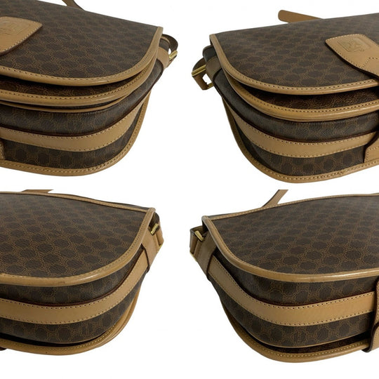 CELINE Shoulder Bag leather Brown