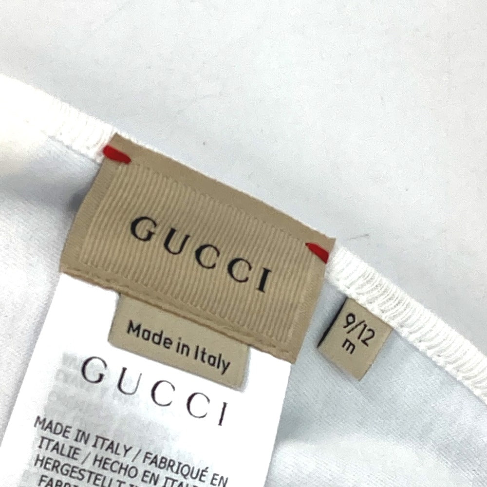 GUCCI Knit hat 516326 cotton white Baby gift baby BABY baby 3 piece gift set Kids 9/12m Used Authentic