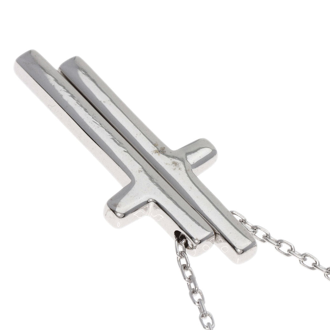 GUCCI Necklace K18WG Silver Separate cloth