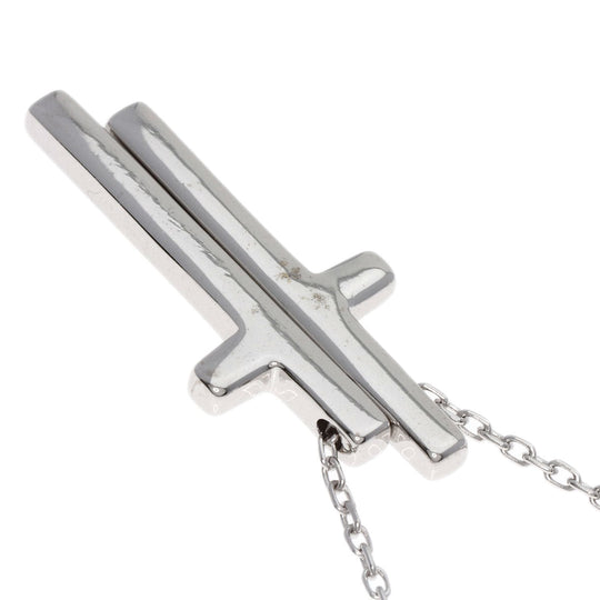 GUCCI Necklace K18WG Silver Separate cloth